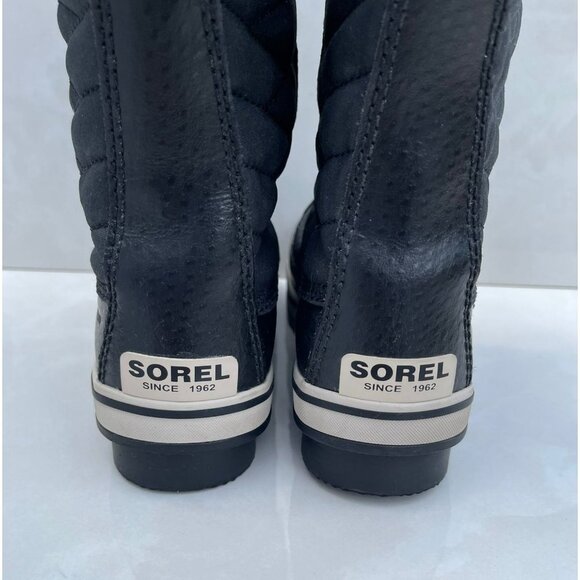 Sorel Girls Tofino II Fur Trim Waterproof Rubber Rain Boots Black Sz 5 - Picture 8 of 12